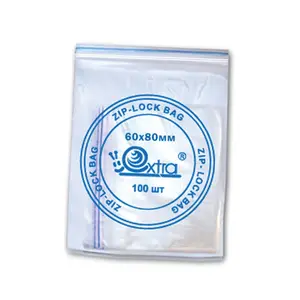 Пакет ПВД с замком ЗИП 60х80мм