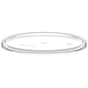 Крышка для контейнера пластиковая круглая d112 мм, 360/500/600 мл прозрачная