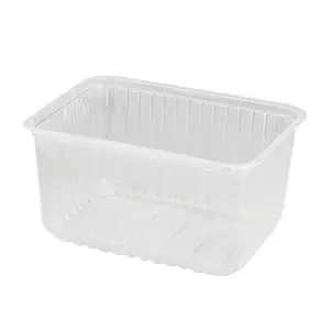 Контейнер пластиковый прямоугольный 179х132х86 мм, 1500 мл прозрачный Алькор