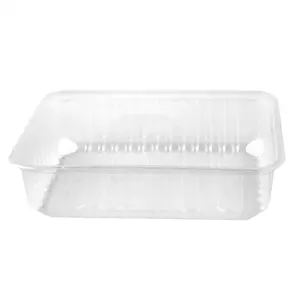 Контейнер пластиковый прямоугольный 179х132х44 мм, 750 мл прозрачный Алькор