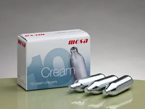 Баллончики для сифона для взбивания сливок MOSA (N2O) 10 шт/уп.