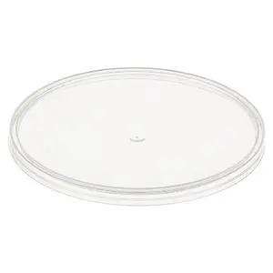 Крышка для контейнера пластиковая круглая d96 мм, 150/250/280 мл прозрачная