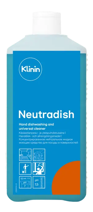 Средство для ручной мойки посуды Klinin C1 Neutradish 1 л (артикул производителя 205136)