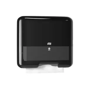 Диспенсер для полотенец TORK Singlefold H3 Elevation мини черный пластик арт.553108