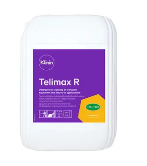 Сильнощелочное моющее средство Klinin Telimax для промышленных объектов 10л арт 205052