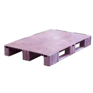 Паллет/поддон КОРИЧНЕВЫЙ/БОРДОВЫЙ/СЕРЫЙ (сплошной на 3-х полозьях) 1200x800x150мм арт.TR 1208- 1