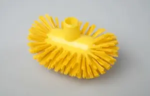 Щетка круглая для емкостей  200 х 120 мм жесткая желтая (артикул производителя 27154-4)