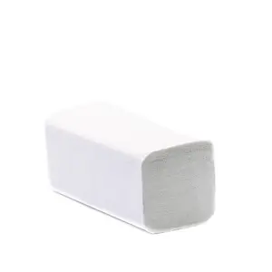 Бумажные полотенца листовые ТЕРЕС Стандарт V сложения 1 слойные белые 200 листов (артикул производителя Т-0226)