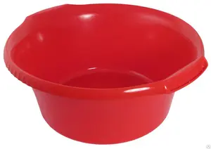 Таз пластиковой 20 л круглый в ассортименте