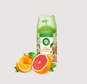 Освежитель воздуха аэрозольный Airwick Сочный апельсин и грейпфрут 250 мл сменный баллон