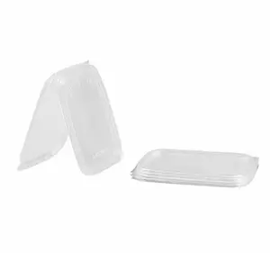 Крышка для контейнера пластиковая прямоугольная 108х82 мм прозрачная