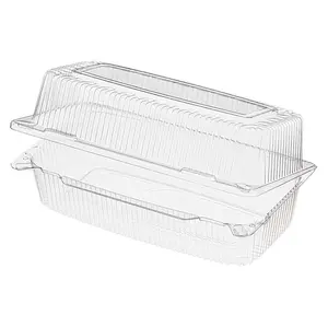 Контейнер ракушка РК-35 пластиковый прямоугольный 230х130х94 мм прозрачный 