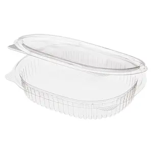 Контейнер ракушка РКС-250 пластиковый прямоугольный 159x130x29 мм, 250 мл прозрачный 