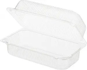 Контейнер ракушка РК-34 пластиковый прямоугольный 221x115x77 мм прозрачный 