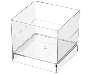 Форма фуршетная 60мл Куб 47х47х45мм прозрачная 