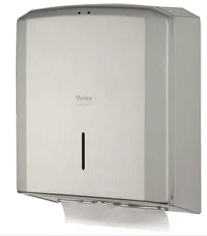 Диспенсер для листовых полотенец V/Z/W сложения VEIRO PROFESSIONAL PRIMA Steel металлический 