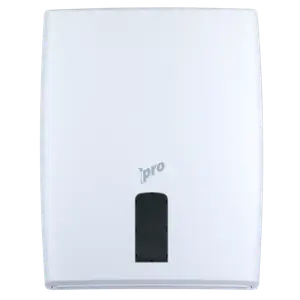 Диспенсер для листовых полотенец PROtissue V/Z-сложения пластиковый белый (артикул производителя 17012)