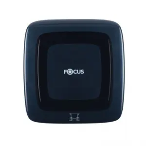 Диспенсер для полотенец в рулоне с автоматическим отрывом Focus пластиковый черный (артикул производителя 8076282)