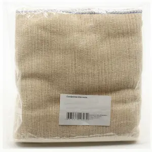 Тряпка для пола средняя, 60х80см, х/б неткол 2-сл, бежевая