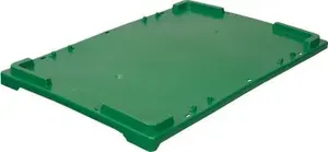 Крышка полиэтилен для ящика 600*400 мм зеленая (артикул производителя 503)