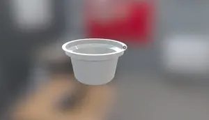 Креманка под запайку d95 мм,130 мл прозрачная Алькор