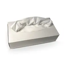 Косметические салфетки для лица 2 слойные белые 100 листов 