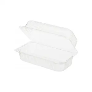 Контейнер ракушка пластиковый прямоугольный 221x115x85 мм, 2200 мл прозрачный Комус