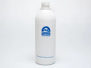 Бутылка 0,5 л круглая Долфин белая для готовых растворов