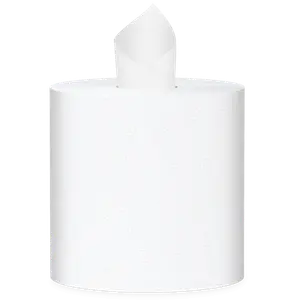 Бумажные полотенца в рулоне с центральной вытяжкой PROtissue 1 слойные белые 275 м (артикул производителя С351)