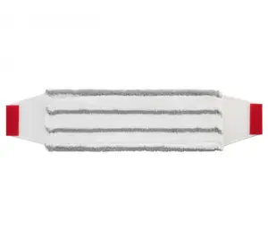 Моп плоский 40см микрофибра ухо с жесткими абразивными вставками красный SYR (артикул производителя 993948)