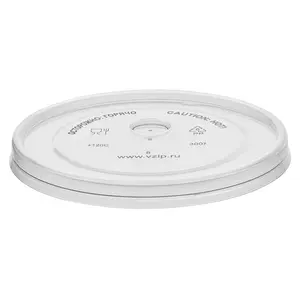 Крышка для стакана 90 мм пластиковая прозрачная плоская