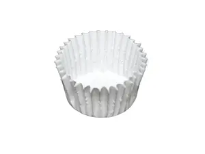 Бумажные тарталетки 30х19 мм круглые белые