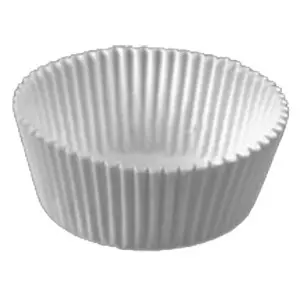 Бумажные тарталетки 45х25мм круглые белые