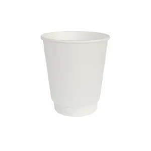 Стакан бумажный 350мл 2-сл белый d90мм