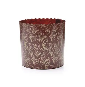 Форма бумажная для выпечки куличей и кексов 100г 70х60мм