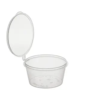 Соусник 50 мл с крышкой прозрачный 1245П2