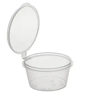 Соусник 80 мл с крышкой прозрачный 1259П