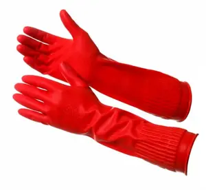 Перчатки резиновые L Gward Rose длинные 