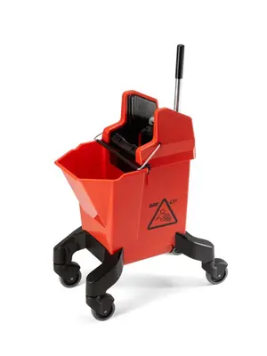 Ведро с отжимом SYR 21 л для Эрго U2 пластиковое красное арт. 993598SS