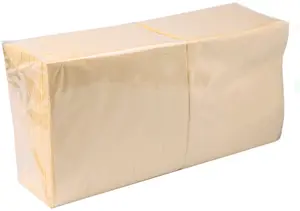 Салфетки бумажные 33х33 2-сл шампань (200шт)