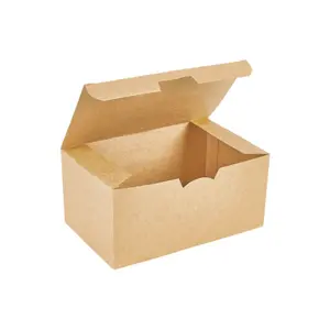 Бумажный контейнер GDC ECO FAST FOOD BOX S 350 мл 115x75x45 мм крафт