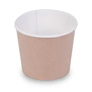 Бумажный контейнер круглый Round Bowl 700мл крафт