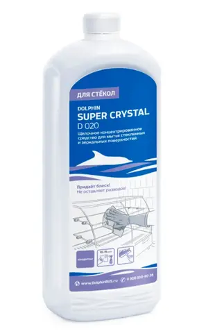Средство для мытья стекол и зеркал Долфин SUPER CRYSTAL 1 л (артикул производителя D020-1)