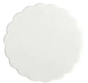 Коастер 6 слойный круглый белый 90мм 150шт/уп