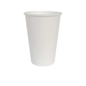 Стакан бумажный 450мл 1-сл белый d90мм
