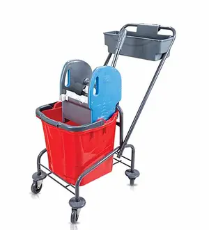 Тележка для уборки Selmop одноведерная 25 л с отжимом+доп.контейнер (артикул производителя TK722)