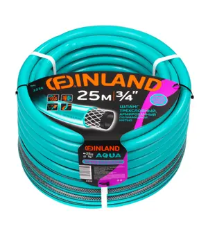 Шланг поливочный FINLAND Aqua 25 м 3/4" (артикул производителя 2236)