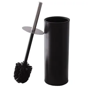 Ерш для унитаза настенный Ksitex металлический черный арт. Т-101В 