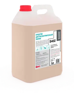 Средство кислотное для уборки после строительства и ремонта Biosoap S402 5 л (артикул производителя 9040124)