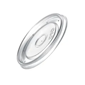 Крышка пластиковая к контейнеру бумажному 300-400мл Round Bowl 